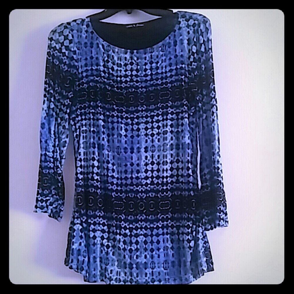 cable & gauge print top